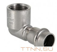 Угольник из нержавеющей стали Valtec 15х1/2