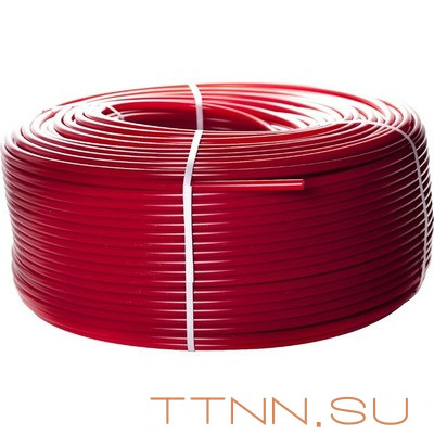 Труба сшитый полиэтилен 16 мм STOUT PEX-a 16х2,0 (бухта 200 метров) красная