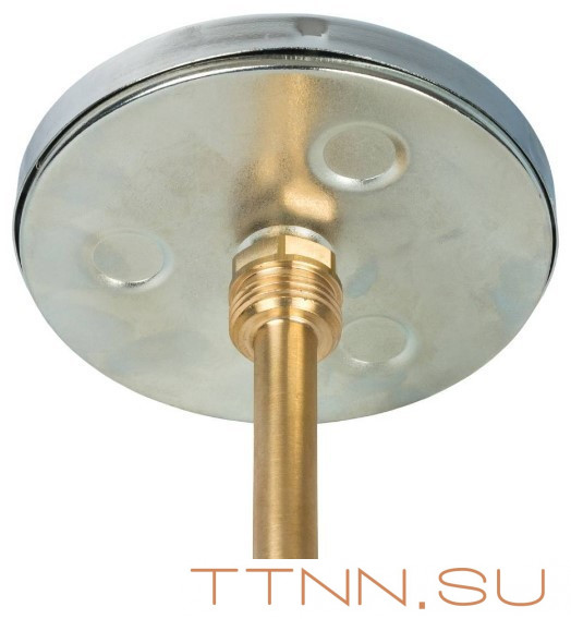 Термометр биметаллический с погружной гильзой Watts F+R801 (T) 100/100