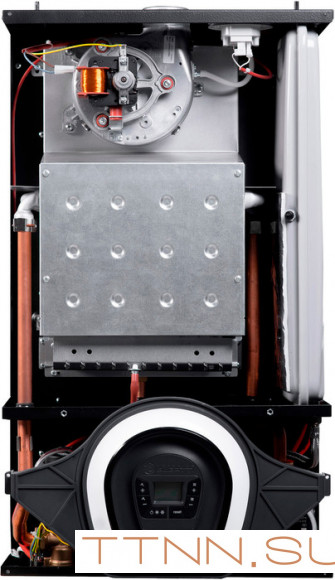 Настенный газовый котел 32 кВт Federica Bugatti 32 VARME WI-FI черный