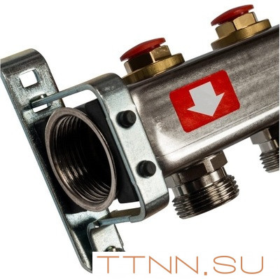 Коллектор с запорными клапанами STOUT SMS-0932-000012 Коллектор с запорными клапанами STOUT SMS-0932-000012