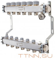 Для отопления Royal Thermo 1" ВР-3/4" НР, 6 выходов, нерж. (RTE 51.106) Для отопления Royal Thermo 1" ВР-3/4" НР, 6 выходов, нерж. (RTE 51.106)