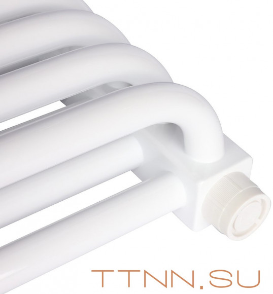 Стальной трубчатый радиатор 2-колончатый Rommer RST 2030/12 нижнее правое подключение RAL9016 Стальной трубчатый радиатор 2-колончатый Rommer RST 2030/12 нижнее правое подключение RAL9016