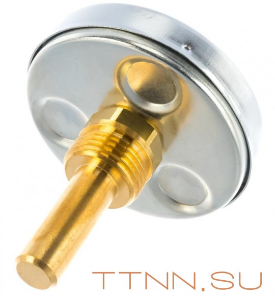 Термометр биметаллический с погружной гильзой Watts F+R801 (T) 80/50 (1/2",160"С)