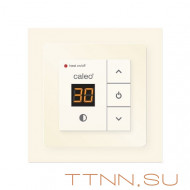 Терморегулятор CALEO 720 бежевый с адаптерами, встраиваемый цифровой, 3,5 кВт Терморегулятор CALEO 720 бежевый с адаптерами, встраиваемый цифровой, 3,5 кВт