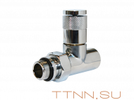 Ручной регулировки вентиль Royal Thermo прямой, PIANO (хром) 1/2