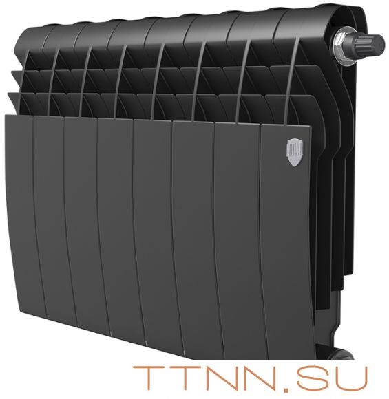 Биметаллический радиатор Royal Thermo BiLiner 350 /Noir Sable VR - 8 секц.