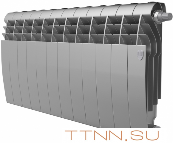 Биметаллический радиатор Royal Thermo BiLiner 350 /Silver Satin VR - 10 секц.