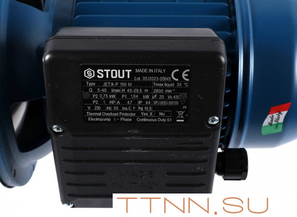 Поверхностный насос STOUT SPJ-0003-000100 Поверхностный насос STOUT SPJ-0003-000100