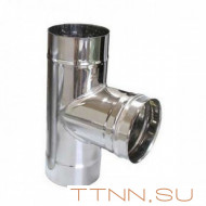 Тройник Нерж. 90° (1мм) диаметр 120 Тройник Нерж. 90° (1мм) диаметр 120