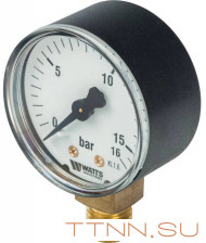 Манометр радиальный Watts F+R200 (MDR) 100/ 16x1/2"