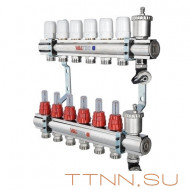 Для отопления VALTEC 1"х11 вых. Евроконус 3/4" с расходомерами в сборе Для отопления VALTEC 1"х11 вых. Евроконус 3/4" с расходомерами в сборе