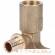 Угольник настенный с длинным нарезным патрубком 16-Rp 1/2"