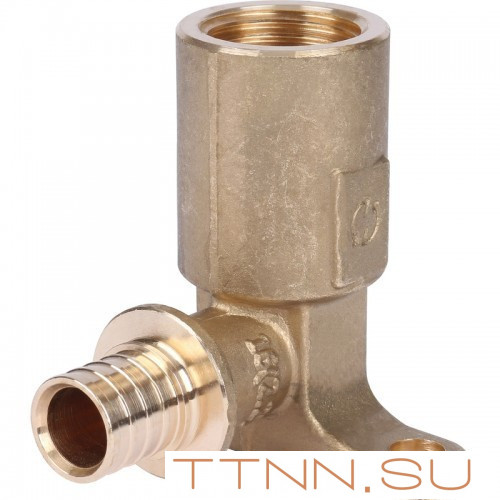 Угольник настенный с длинным нарезным патрубком 20-Rp 1/2