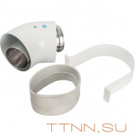 Отвод коаксиальный STOUT 45° D 60/100