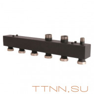 Стальной распределительный коллектор ROMMER на 3 отопительных контура 1 1/2", арт. RDG-0017-004003