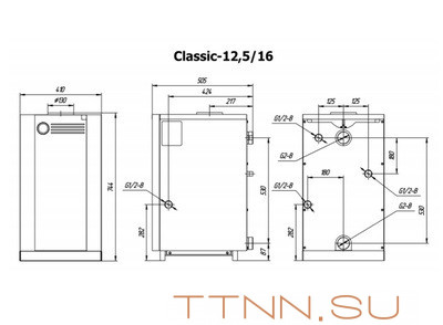 Напольный газовый котел Лемакс Classic-16 Напольный газовый котел Лемакс Classic-16