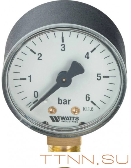 Манометр радиальный Watts F+R200 (MDR) 80/ 6x1/2" Манометр радиальный Watts F+R200 (MDR) 80/ 6x1/2"