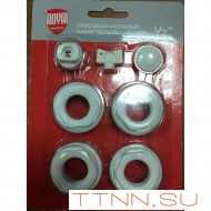 Монтажный присоединительный набора Royal Thermo 1/2  белый Монтажный присоединительный набора Royal Thermo 1/2  белый