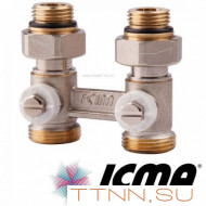 Узел нижнего подключения радиатора Узел нижнего подключения радиатора