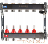 Для отопления Rommer 1"/3/4"x5 с расходомерами (RMS-1201-000005)