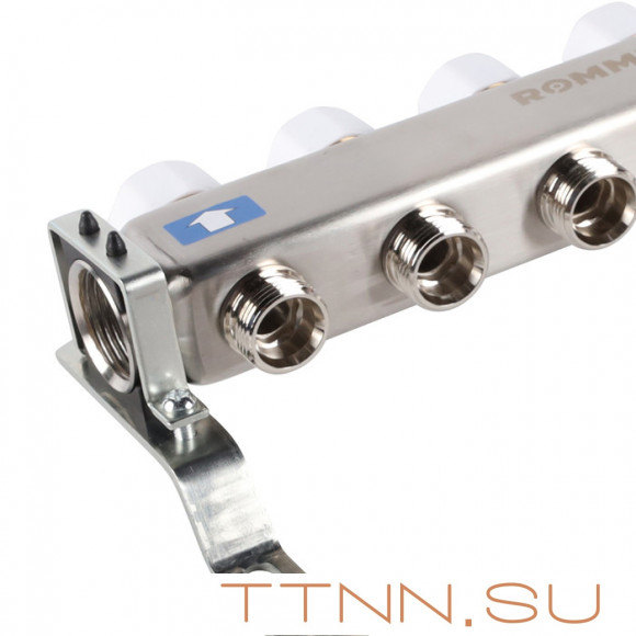 Для отопления Rommer 1"/3/4"x6 с запорными клапанами (RMS-3200-000006)