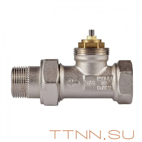 Набор термостатический Royal Thermo прямой М30х1,5 3/4" (никель)