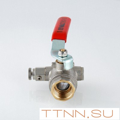 Кран шаровый с дренажным вентилем Valtec 1/ 2 VT.245