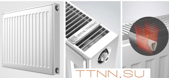 Стальной панельный радиатор Тип 33 Royal Thermo VENTIL COMPACT VC33-450-2800 RAL9016 Стальной панельный радиатор Тип 33 Royal Thermo VENTIL COMPACT VC33-450-2800 RAL9016