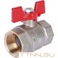 Шаровой кран 1" ВН/ВН, ручка бабочка ROMMER RBV-0003-0110225