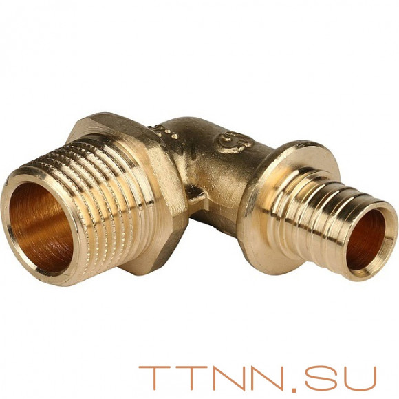 Угольник-переходник с наружной резьбой 32xR 1" для труб из сшитого полиэтилена